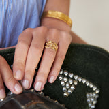 GOLD RING - DRIB DELUXE ROSE OPAL