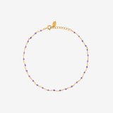 Chaine de cheville dorée SIMPLE - ROXANE