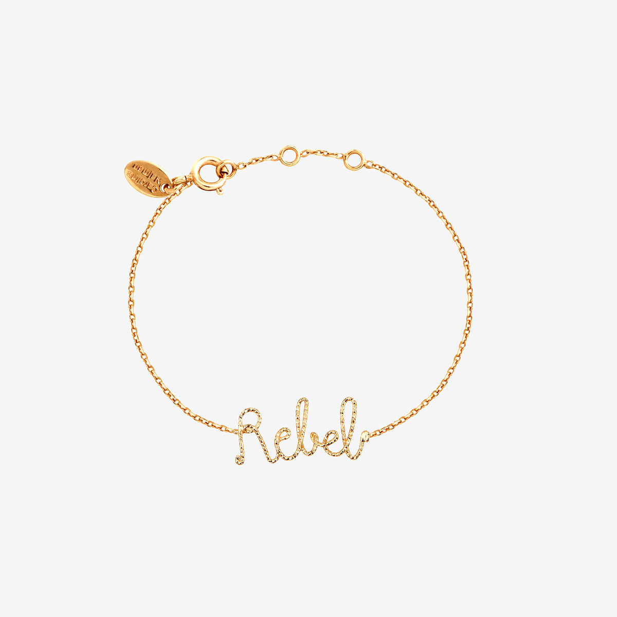 BRACELET DORÉ REBEL - BLING