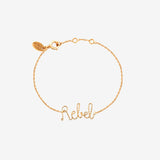 BRACELET DORÉ REBEL - BLING