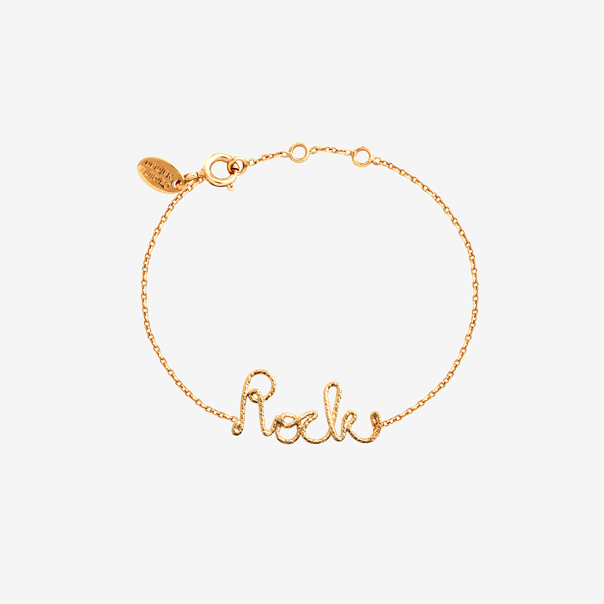 BRACELET DORÉ ROCK - BLING
