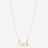 COLLIER DORÉ ROCK - BLING