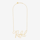 COLLIER DORÉ REBEL - BLING XXL