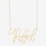COLLIER DORÉ REBEL - BLING XXL
