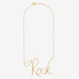 COLLIER DORÉ ROCK - BLING XXL