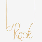 COLLIER DORÉ ROCK - BLING XXL