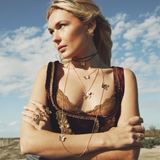 COLLIER DORÉ GRAND MODELE - BUTTERFLY