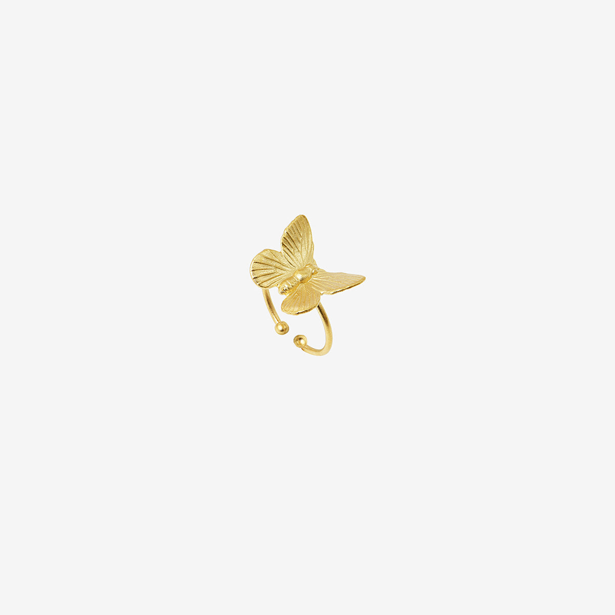 BAGUE PLAQUÉE OR PETIT MODELE - BUTTERFLY