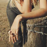 BAGUE PLAQUÉE OR GRAND MODELE - BUTTERFLY