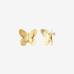 BOUCLES D'OREILLES DORÉES GRAND MODELE - BUTTERFLY