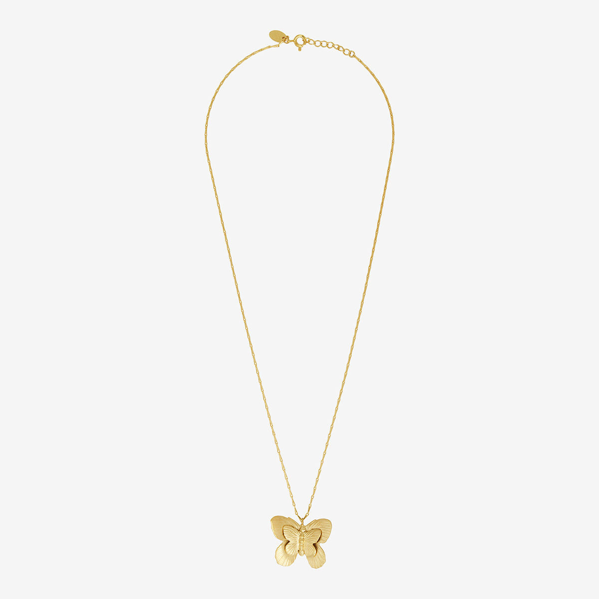 COLLIER DORÉ GRAND MODELE - BUTTERFLY
