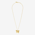 COLLIER DORÉ GRAND MODELE - BUTTERFLY
