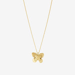 COLLIER DORÉ GRAND MODELE - BUTTERFLY