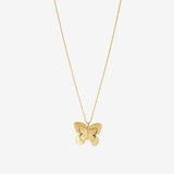 COLLIER DORÉ GRAND MODELE - BUTTERFLY