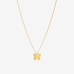 COLLIER DORÉ PETIT MODELE - BUTTERFLY