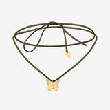 Collier cordon doré petit modèle - BUTTERFLY
