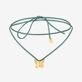Collier cordon doré petit modèle - BUTTERFLY