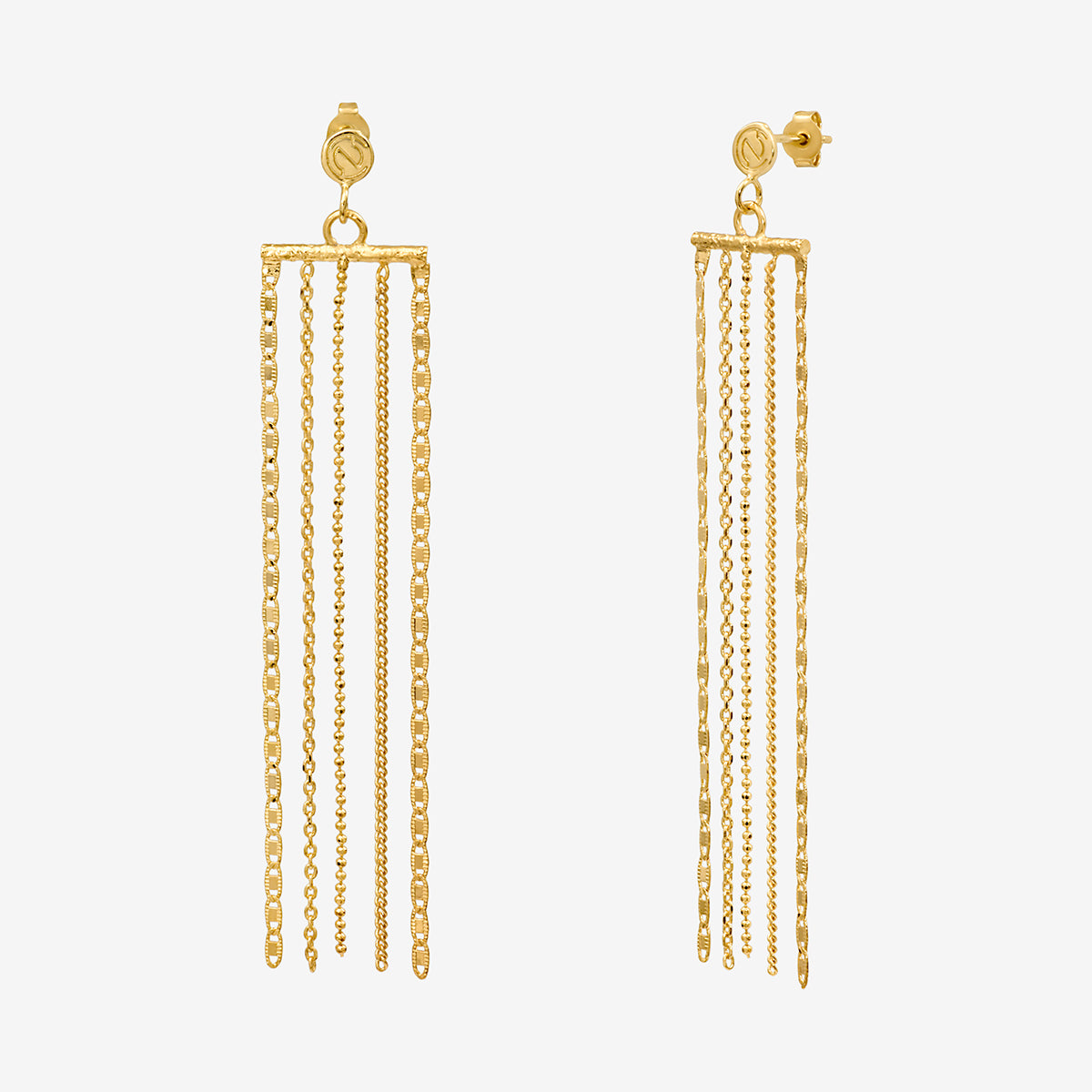 BOUCLES D'OREILLES DORÉES - BYZANCE