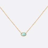 Collier doré - CAB OVALE