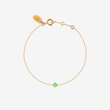 ELECTRIC GREEN GOLD BRACELET - CANCUN