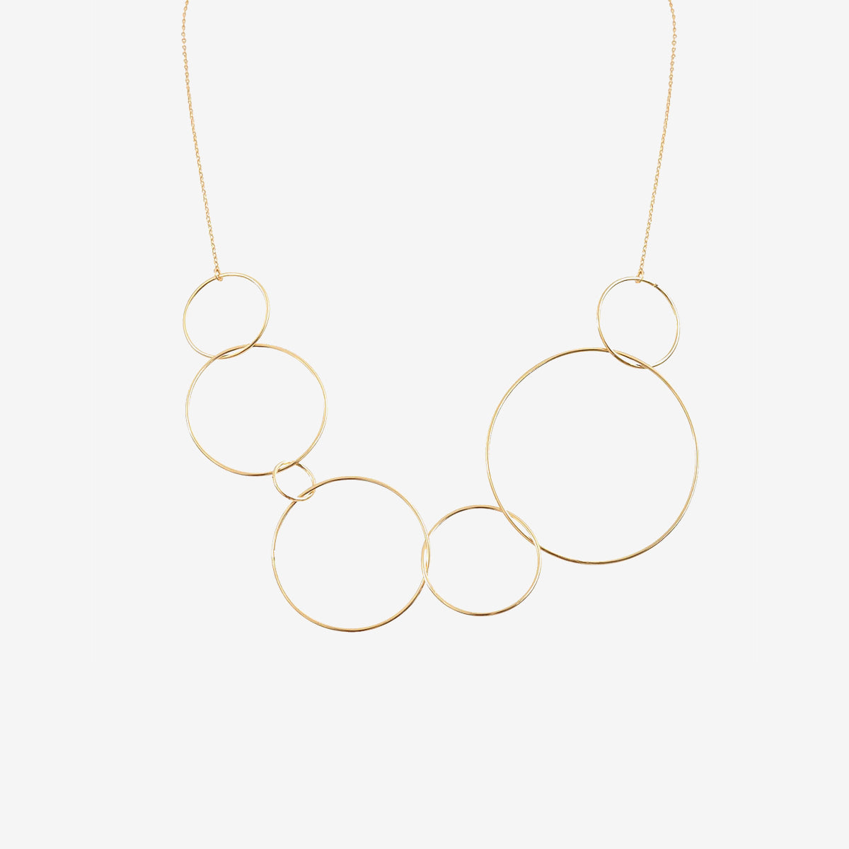 COLLIER DORÉ - CIRCLE