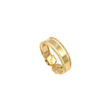 Deluxe gold-plated ring, small model - DISCO