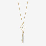 Gold-plated necklace - DREAM CATCHER