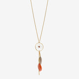 Collier sautoir doré - DREAM CATCHER