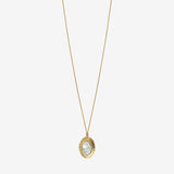 Oval gold necklace - EDEN