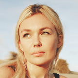 Boucles d'oreilles dorées grand modèle - FOLK