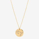 Golden necklace - GALAXY