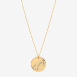 Golden necklace - GALAXY