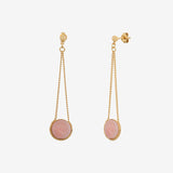 Boucles d'oreilles dorées longues - LADY