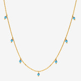Collier doré court - MILADY