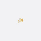 Gold stud earrings - DIANE