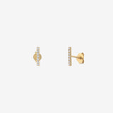 Boucles d'oreilles puces dorées - GIL