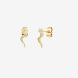 Boucles d'oreilles puces dorées - NINO