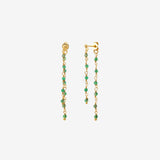 Double gold earrings - ROXANE