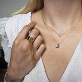 COLLIER KUCHI MOON SILVER NIGHT