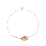 CORDON CAURI STRASS GRIS