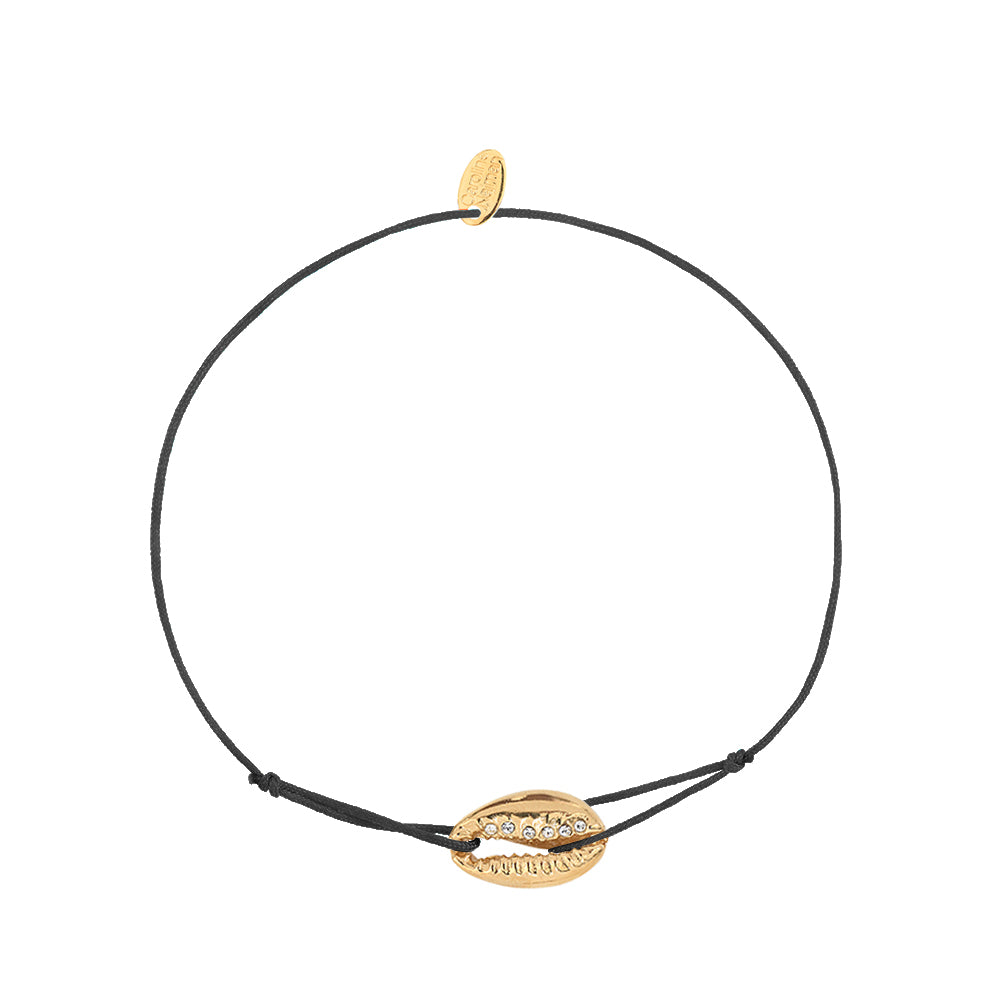 CORDON CAURI STRASS NOIR