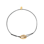 CORDON CAURI STRASS NOIR