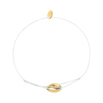 BRACELET CORDON CAURI BLANC