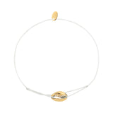 BRACELET CORDON CAURI BLANC