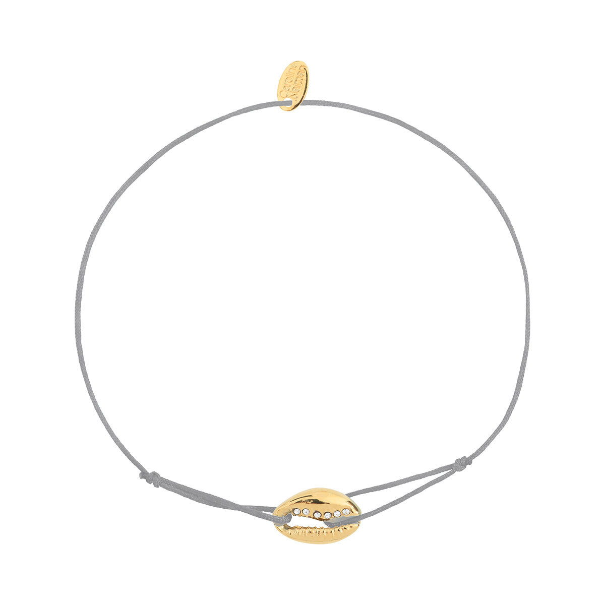 BRACELET CORDON CAURI GRIS