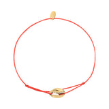 BRACELET CORDON CAURI TOMATE