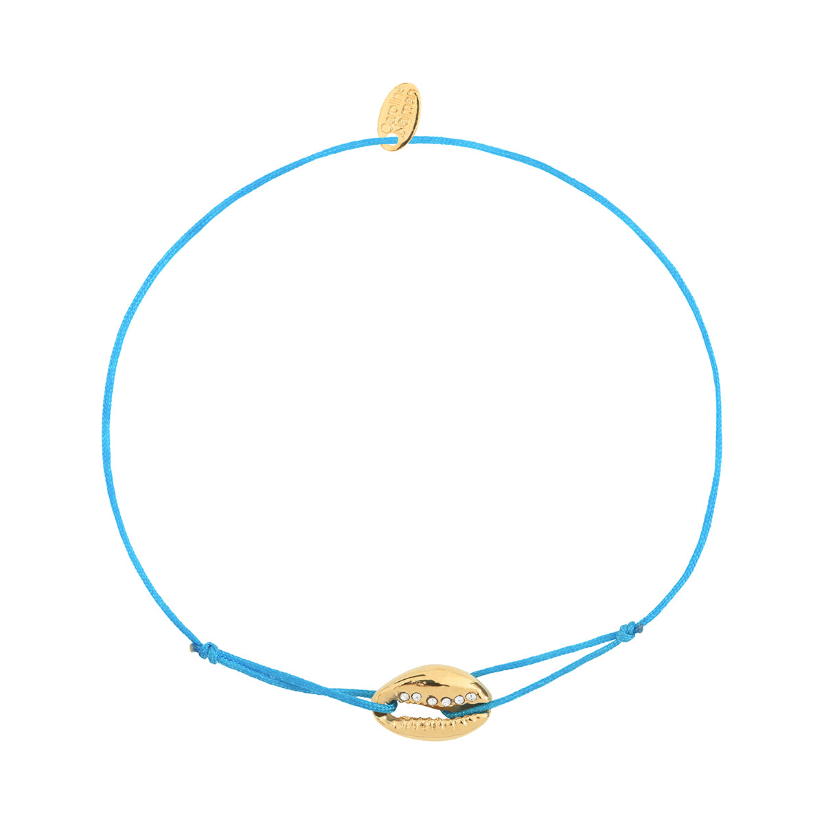 BRACELET CORDON CAURI TURQUOISE