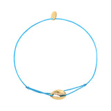 BRACELET CORDON CAURI TURQUOISE