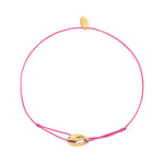 BRACELET CORDON MINI CAURI FUCHSIA