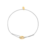BRACELET CORDON MINI CAURI GRIS